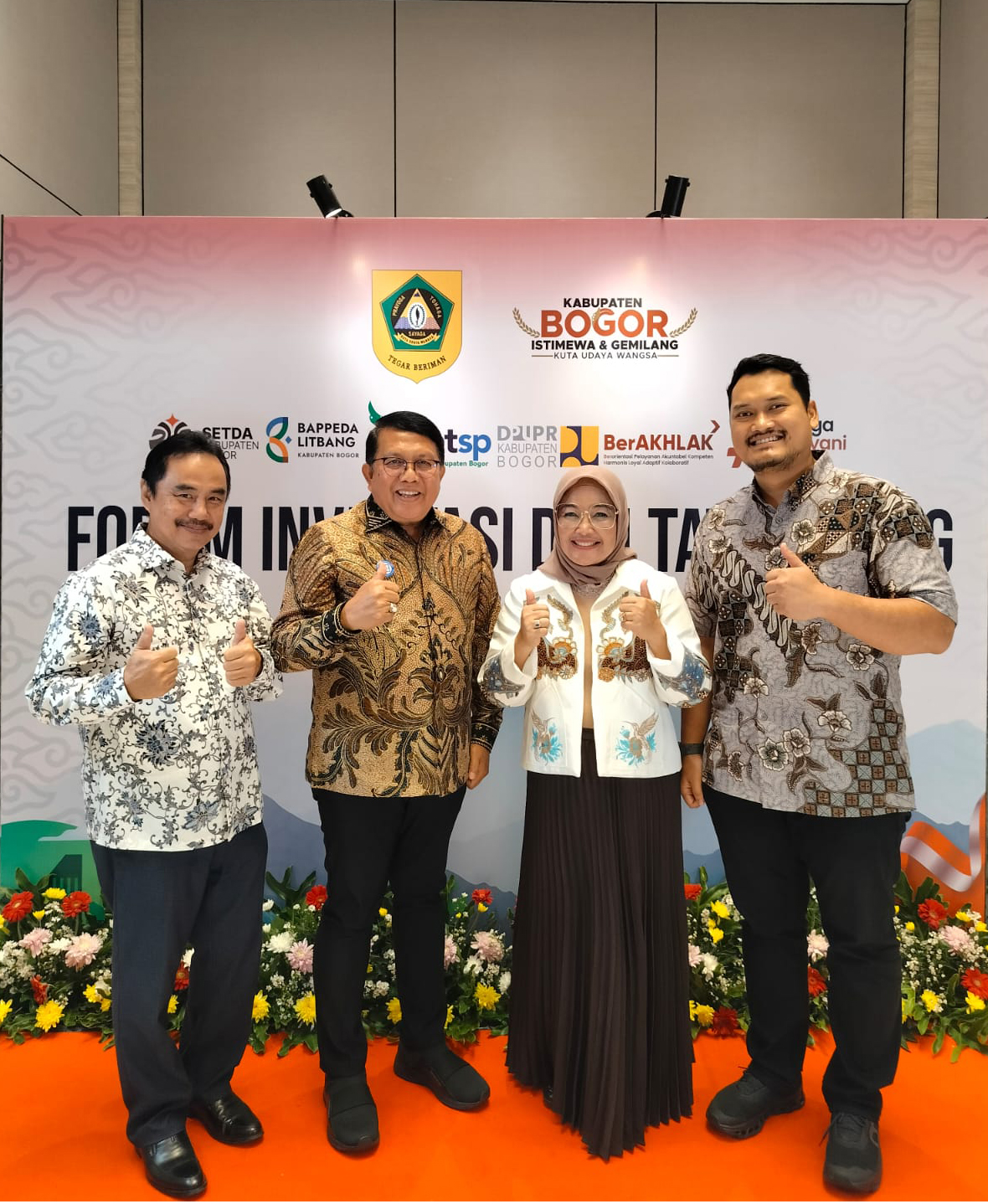 Forum dan Malam Penganugerahan Investasi dan Tata Ruang Kabupaten Bogor.